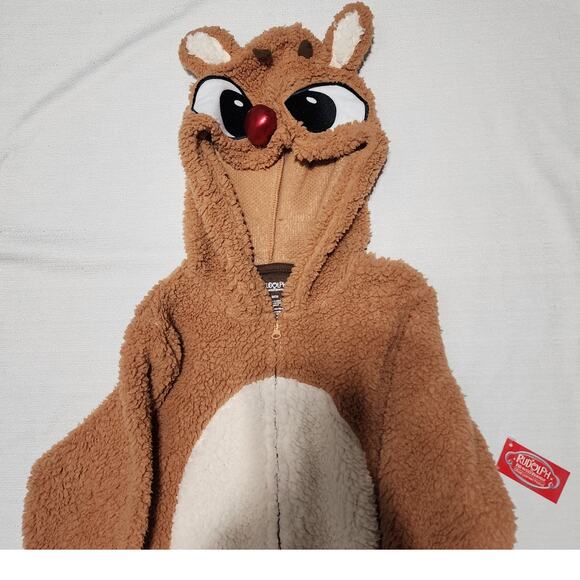 Rudolph red-nosed reindeer Union suit men's small - Picture 1 of 9
